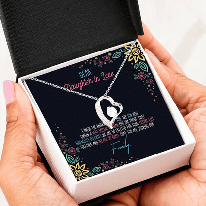 Soulmates Do Exist - Gift For Daughter in Law Forever Love Necklace