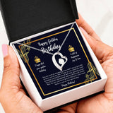 Happy Golden Birthday - Birthday Gift Forever Love Necklace
