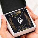 Forever Love Necklace - To My Wife - Last Everything - Shine Gift For Wife For Mom Gift For