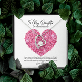 To My Daughter from Dad Valentine's Day Forever Love Necklace