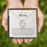 To My Loving Mom | Spread My Wings | Forever Love Necklace
