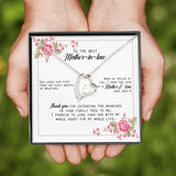 You Loved Him First - Gift For Mother Of The Groom Forever Love Necklace