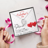 To My Girlfriend - Forever Love Necklace - Red Balloons Gift For Mom, necklace For Wife, Gift For Mother's Day