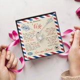 To My Wife - I'm Proud To Be Yours, Forever Love Necklace Gift
