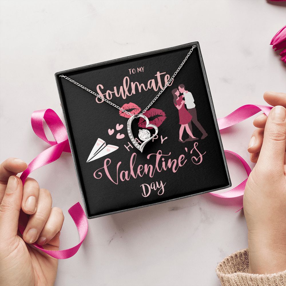 To My Soulmate Forever Love Necklace For Happy Valentine's Day