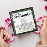 Namashops - Forever Love Necklace - To My Soulmate - The One who Holds my Heart - Forever Love Necklace, Gift For Wife, For Mom, Gift For Christmas, Birthday