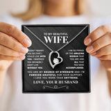 To My Wife I'm Forever Grateful - Forever Love Necklace from Husband