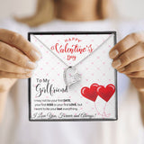 To My Girlfriend - Forever Love Necklace - Red Balloons Gift For Mom, necklace For Wife, Gift For Mother's Day