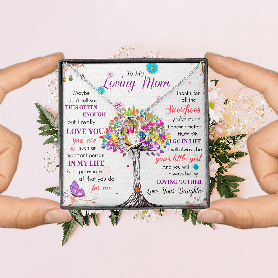 To My Loving Mom | Important Person In My Life | Forever Love Necklace
