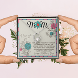 To My Mom | I Love You | Forever Love Necklace
