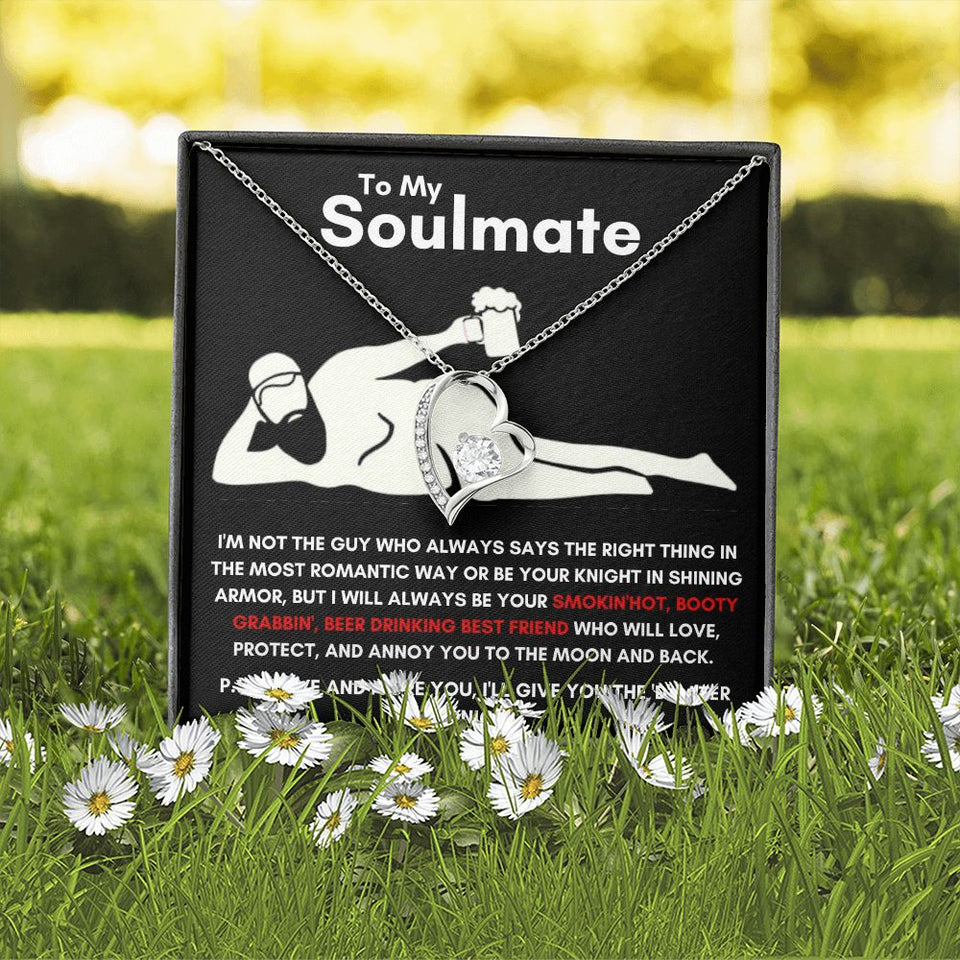 To My Soulmate - Forever Love Necklace - Booty Grabbin' - Black Card