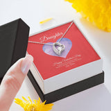 To My Daughter from Mom Valentine's Day Forever Love Necklace