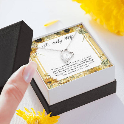 Braver Than You Believe - Gift For Wife Forever Love Necklace