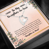 You Will Still Be The One - Gift For Daughter In Law Forever Love Necklace