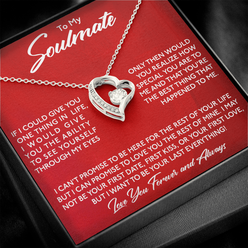 To My Soulmate Necklace Gift - How Special You Are To Me Forever Love Necklace LX019C