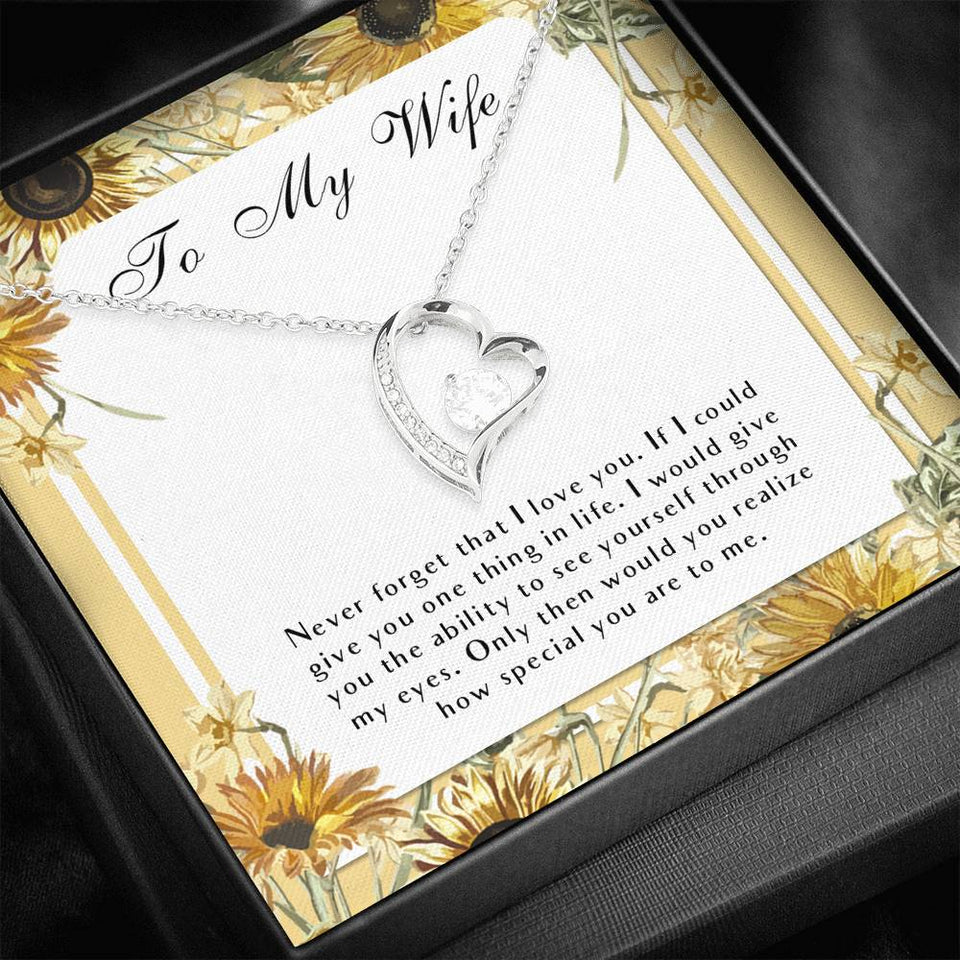Braver Than You Believe - Gift For Wife Forever Love Necklace