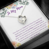 To My Mom - Shining Star - Forever Love Necklace Gift For Mom, necklace For Wife, Gift For Mother's Day