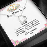 All Of My Life - For Mother Of The Bride Forever Love Necklace