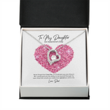 To My Daughter from Dad Valentine's Day Forever Love Necklace