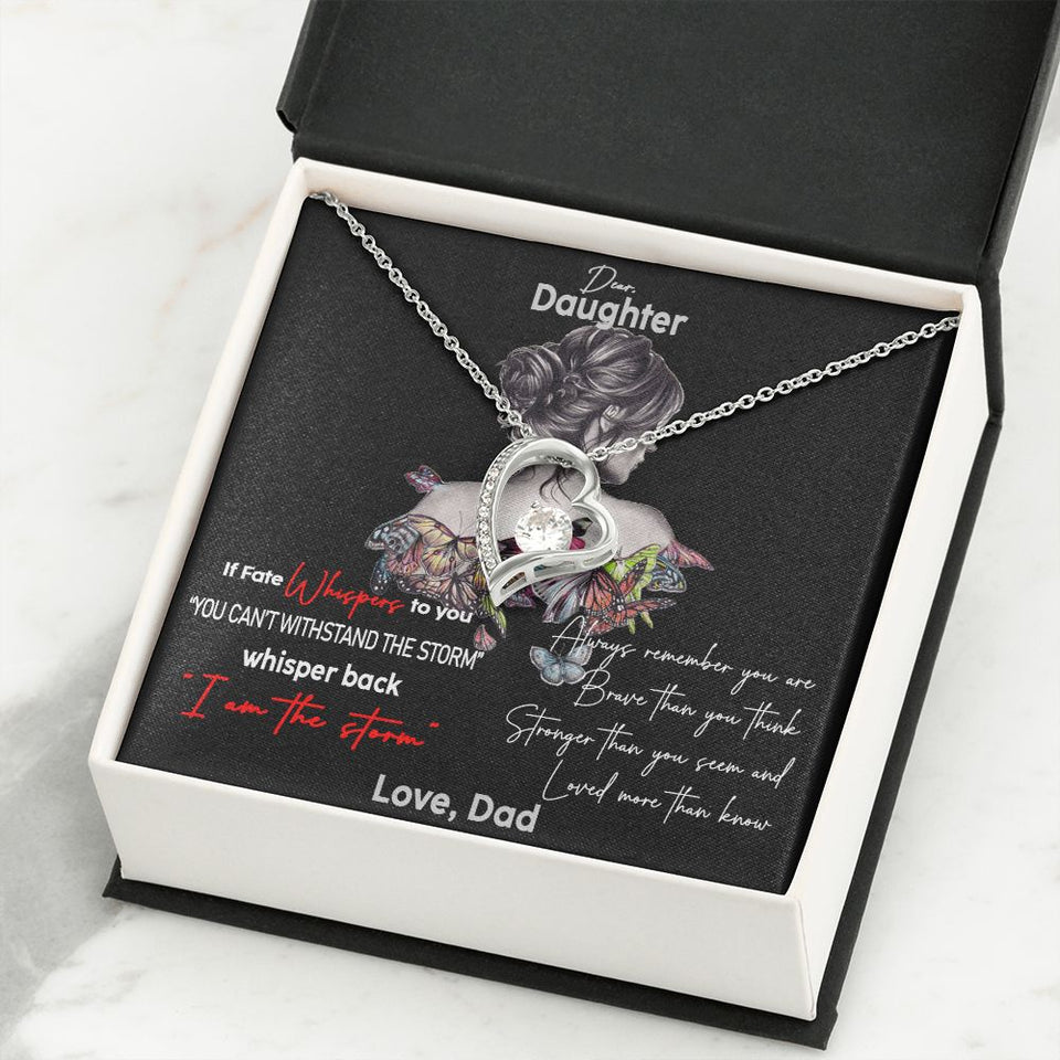 Dear Daughter | IF Fate Whispers To You | Forever Love Necklace