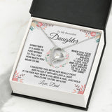 To My Daughter From Dad | When you took your first breath | Forever Love Necklace