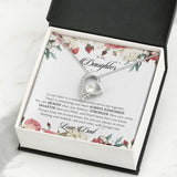 To My Daughter From Dad | When We're Not Together | Forever Love Necklace