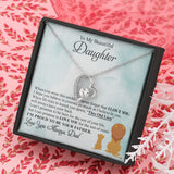 Beautiful Daughter | Proud To Be Your Father | Forever Love Necklace | Gift For Daughter From Dad