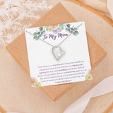 To My Mom - Shining Star - Forever Love Necklace Gift For Mom, necklace For Wife, Gift For Mother's Day