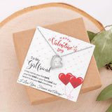 To My Girlfriend - Forever Love Necklace - Red Balloons Gift For Mom, necklace For Wife, Gift For Mother's Day