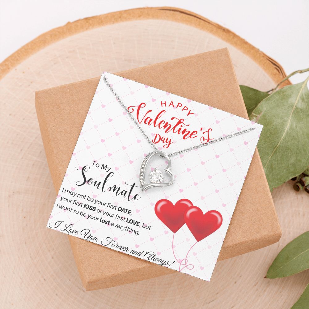 To My Soulmate - Forever Love Necklace - Red Balloons Gift For Mom, necklace For Wife, Gift For Mother's Day