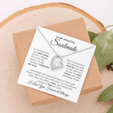 Soulmate- Through my eyes- Forever love necklace