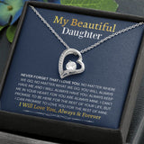 Forever Love Necklace Gift to Daughter Gift For Mom, necklace For Wife, Gift For Mother's Day