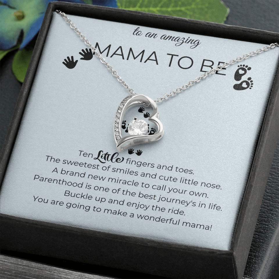 Mama to be'- Forever Love Necklace- Baby Shower