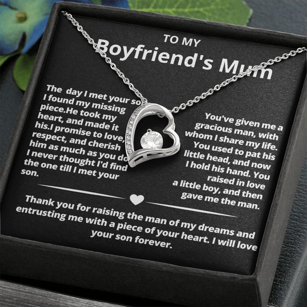 Forever Love Necklace for Boyfriend's Mum Gift For Mom, necklace For Wife, Gift For Mother's Day