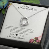 To My Amazing Wife - Forever Love Necklace Gift For Mom, necklace For Wife, Gift For Mother's Day