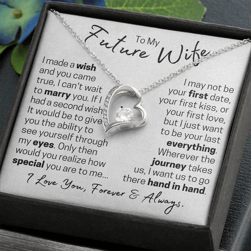 Future Wife - Forever Hand in Hand - Forever Love Necklace