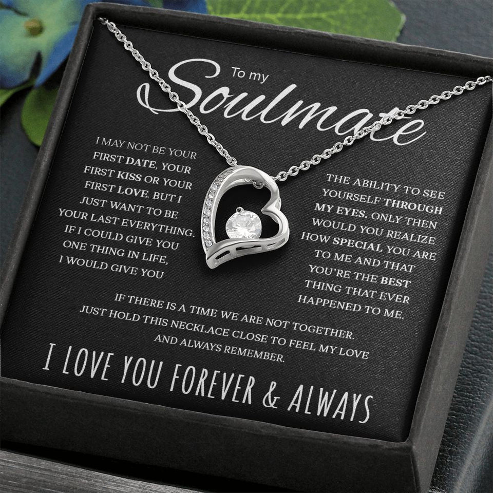 Soulmate If There Is A Time | Valentines Gifts For Soulmate | Forever Love Necklace