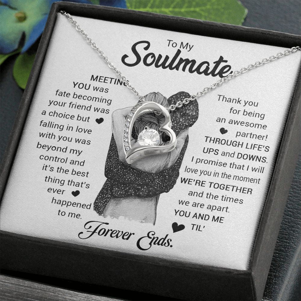 Soulmate The Best Thing That's Ever Happened | Romantic Gift For Your Soulmate | Forever Love Necklace