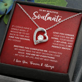 Your Soul Is My Perfect Match | Gift For Soulmate | Forever Love Necklace