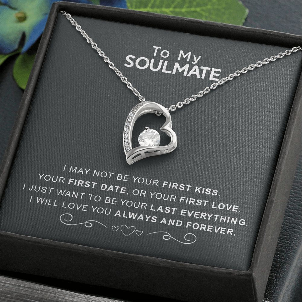 To My Soulmate | I Love You Always And Forever | Forever Love Necklace