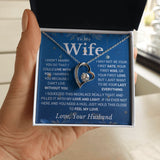 Wife Necklace from Husband - Without You - Forever Love Necklace, Best Necklace for Wife, Gift for Birthday, Anniversary