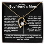 Forever Love Necklace for My Boyfriend's Mom Gift For Mom, necklace For Wife, Gift For Mother's Day