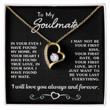 To My Soulmate | I Have Found True Love | Forever Love Necklace