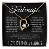 Soulmate If There Is A Time | Valentines Gifts For Soulmate | Forever Love Necklace