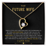 Future Wife Forever Love Necklace - Heart Happy