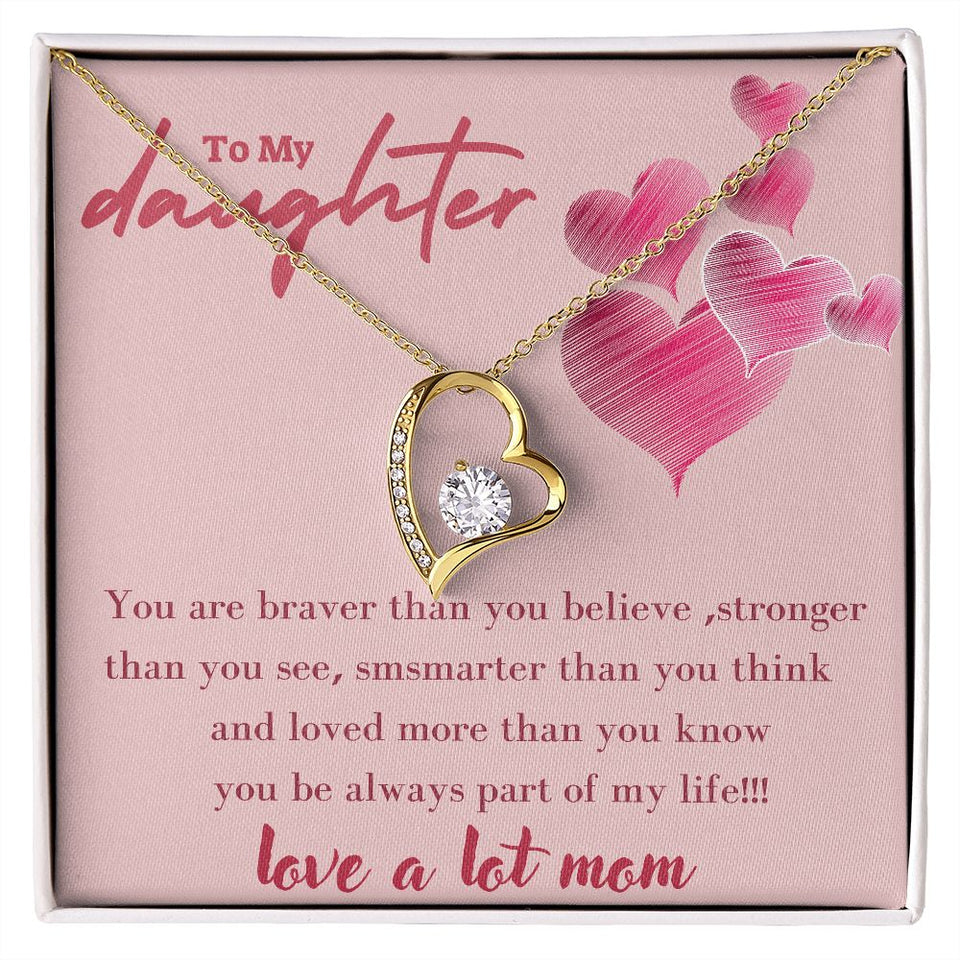 A Forever Love Necklace Gift From Mom To Daughter