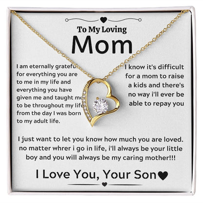 A Forever Love Necklace Gift For Mother's Day