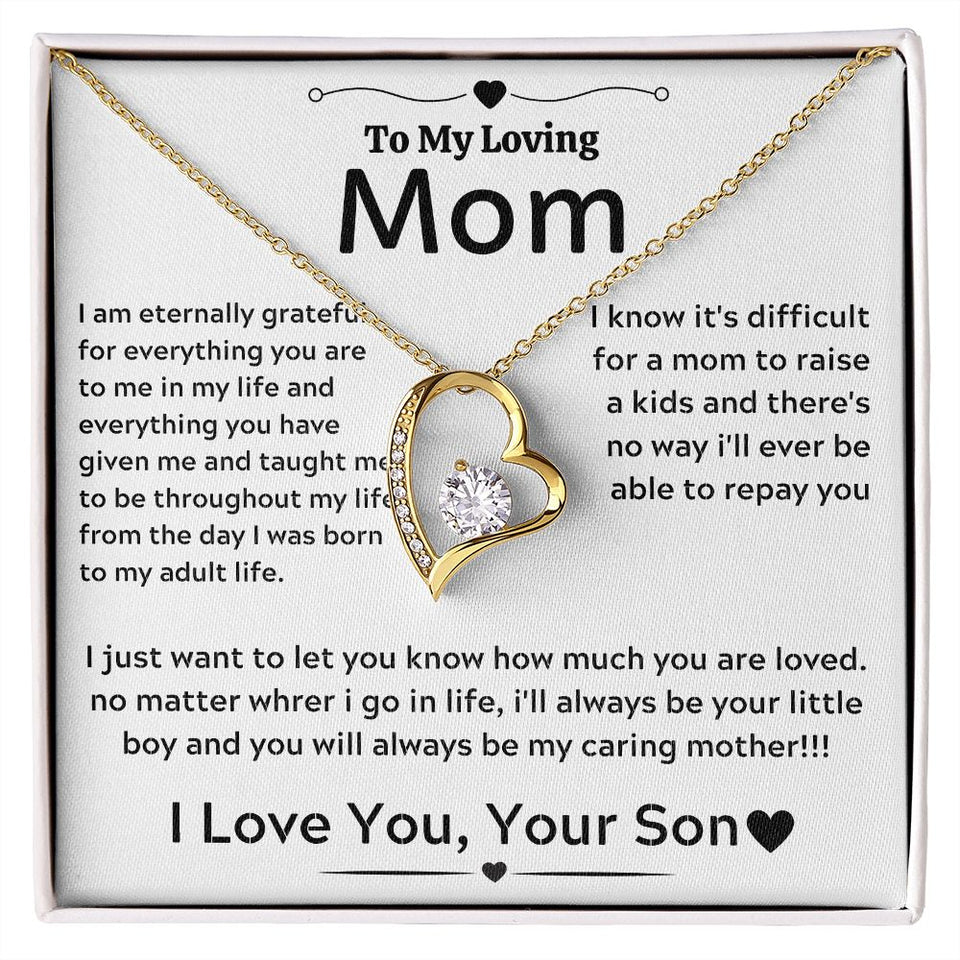 A Forever Love Necklace Gift For Mother's Day
