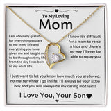A Forever Love Necklace Gift For Mother's Day