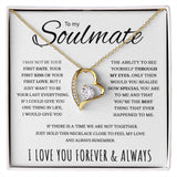 To My Soulmate | If There Is A Time We Are Not Together | Forever Love Necklace